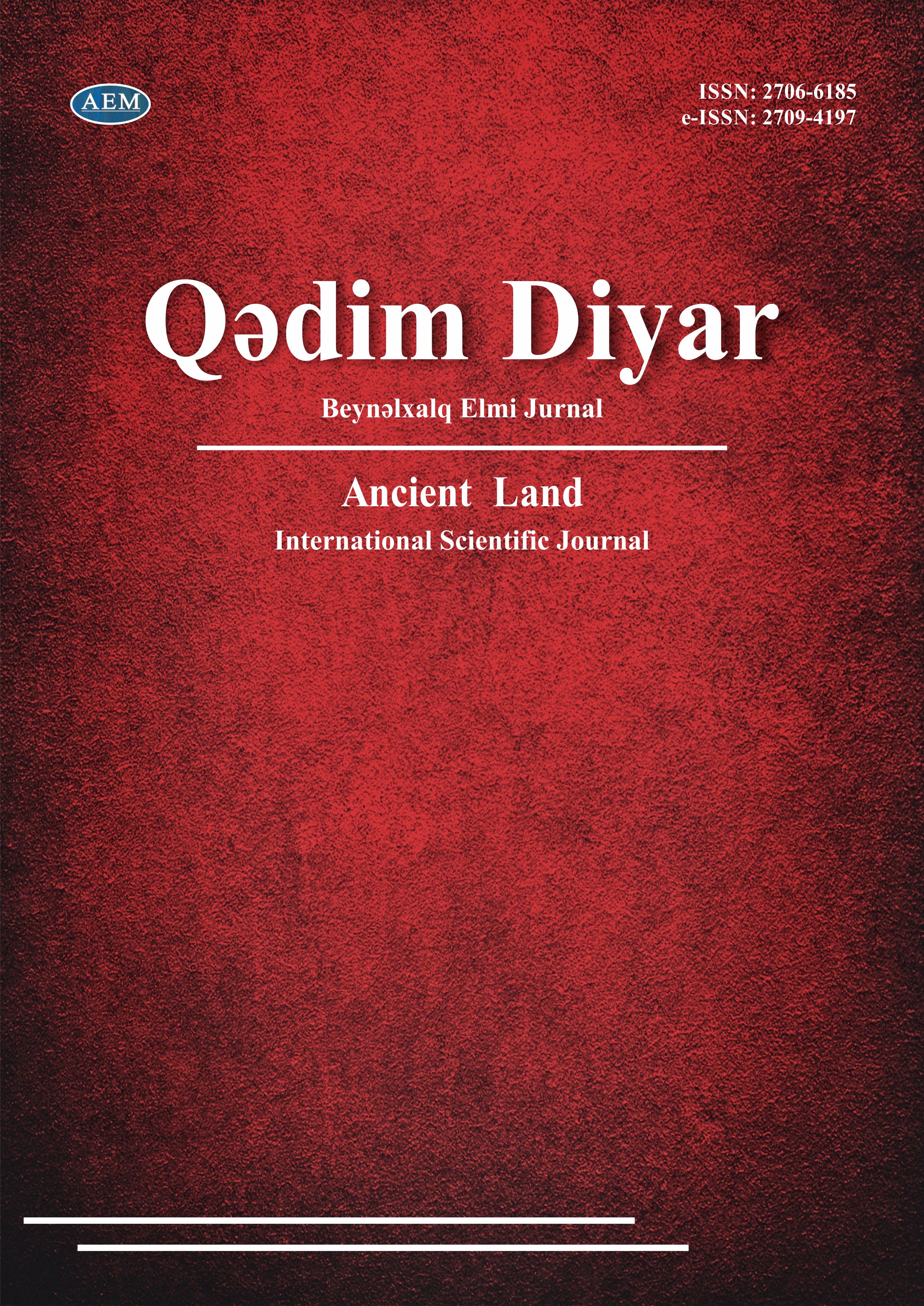 QƏDİM DİYAR Cild: 7 Sayı: 8